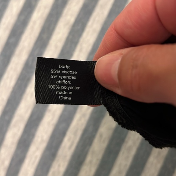 Lane Bryant Black short-sleeved blouse 22/24 - Picture 8 of 8